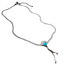 Jewelry Retro Solid Color Titanium Steel Plating Pendant Necklace