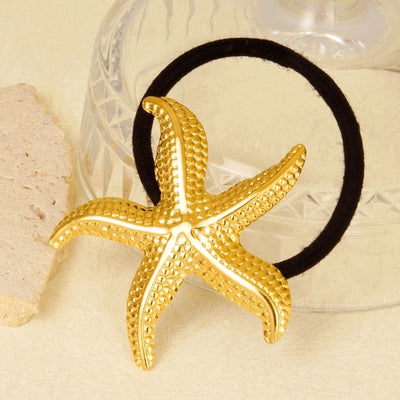 Women's Simple Style Starfish 304 Stainless Steel Plating Hair Tie