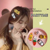 Cartoon students Korean version of cute hairpin girls online red animal BB clip sweet knitted side clip hair accessories headdress