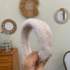 Autumn and Winter Essential New Mink-like Solid Color Classic Multi-Color Headdress Hair Hoop Hairpin Sweet Hairband Female Complex Fashion