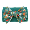 casual plaid bow knot cloth hair band