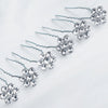 bridal headdress simple flower u-shaped hairpin accessories