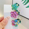 classic style flower rhinestone hair clip