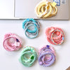 Women's Sweet Color Block Cloth Braid Hair Tie