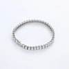 Shiny Solid Color 316L Stainless Steel  Zircon Tennis Bracelet In Bulk