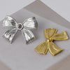 1 Pair Sweet Simple Style Bow Knot 304 Stainless Steel 18K Gold Plated Ear Studs