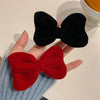 cute bow knot cloth patchwork hair clip 1 piece