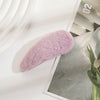 lady simple style solid color plush hair clip