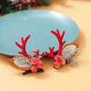 Christmas Cute IG Style Women's Antlers Plush Handmade Hair Clip