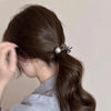 Early Autumn New Design Sense Pearl Headband Headdress Highly Elastic Rubber Band Advanced Ponytail Hair Ring Hairware