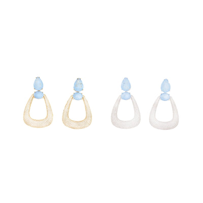 1 Pair Elegant Simple Style U Shape Plating Copper Drop Earrings