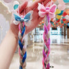 children&#39;s cartoon  color wig hair rope headdress cheap scrunchies