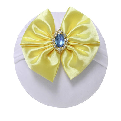 cartoon style bow knot arylic diamond hair band 1 piece