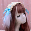 Stall  Lolita hair band Japanese cute girl headdress Lolita hair accessories cosplay maid lace hair band