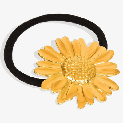 Women's Simple Style Flower 304 Stainless Steel Plating Hair Tie