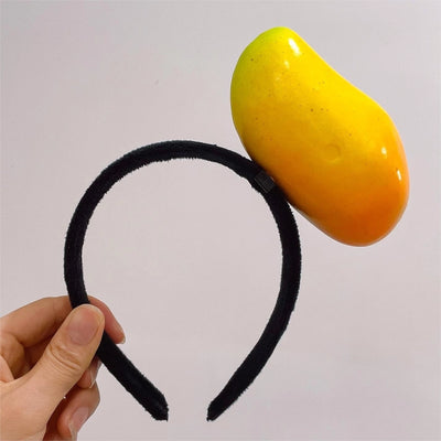 Girl'S Simple Style Carrot Plush Mixed materials Handmade Hair Band