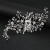 fashion simple bridal wedding headdress crysta hair accessories