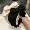 Headband autumn and winter rabbit ears headband female face washing headband Internet celebrity hairpin headdress high Skull top cute bow hairpin