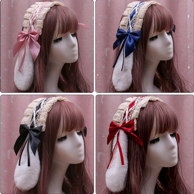 Stall  Lolita hair band Japanese cute girl headdress Lolita hair accessories cosplay maid lace hair band