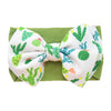 casual plaid bow knot cloth hair band