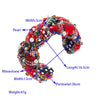 Christmas Glam Luxurious Women's Plaid Snowflake Rhinestone Hair Band