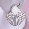 1 Pair Basic Simple Style Geometric Plating 304 Stainless Steel Ear Studs