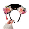 Gege hairband palace style noble flag head hoop Zhen Huan legend empress imperial concubine hairpin performance props headdress hair accessories