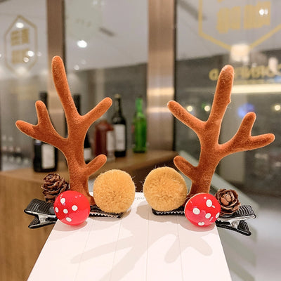 Christmas Headwear Rabbit Ear  Internet Red Hairpin Girl Adult Hat Hairpin Children's Hair Accessories