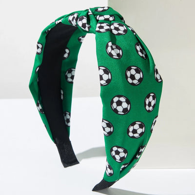 Casual Elegant Women's Football Cloth Printing Hair Band