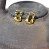 1 Pair Simple Style Classic Style IG Style Letter Plating Brass 24K Gold Plated Ear Studs