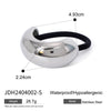 Women's Simple Style Geometric 304 Stainless Steel Plating Hair Tie