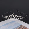 fashion claw chain welding rhinestone hairband Crown wedding bride headdress hair accessories performance birthday crown