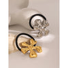 Women's Elegant Luxurious Classic Style Flower 304 Stainless Steel Hair Tie