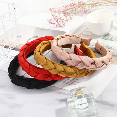 simple style braid twist cloth handmade hair band 1 piece