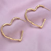 1 Pair Simple Style Classic Style Heart Shape Plating 304 Stainless Steel Ear Studs