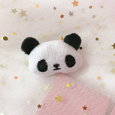 cute panda plush handmade hair clip hair tie brooches 1 piece