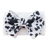 casual plaid bow knot cloth hair band