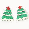 Christmas Cute Sweet Women's Christmas Tree Santa Claus Snowman Alloy Plastic Hair Clip