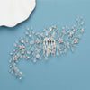 fashion simple bridal wedding headdress crysta hair accessories