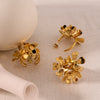 Jewelry Simple Style Classic Style Flower 304 Stainless Steel 18K Gold Plated Open Rings