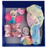 Children's hair accessories bow hairpin Princess Elsa headdress children's hairpin frozen comb suit gift box