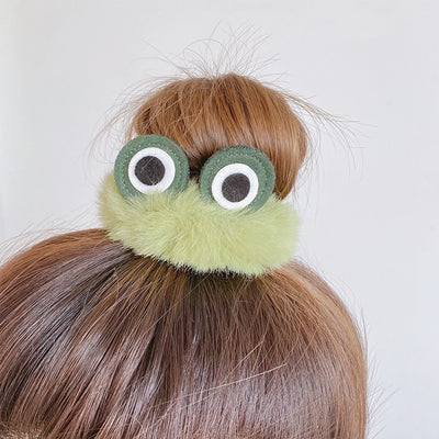 fashion cartoon plush handmade hair tie 1 piece