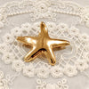 Women's Classic Style Scallop Starfish Flower 304 Stainless Steel Plating Hair Clip Hair Tie