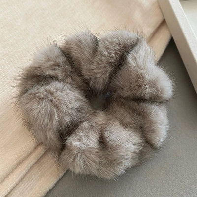 Women's Classic Style Korean Style Solid Color Plush Hair Tie