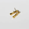 1 Pair Simple Style Classic Style IG Style Letter Plating Brass 24K Gold Plated Ear Studs