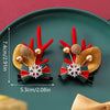 Christmas Elegant Cute Funny Women's Bunny Ears Sika Deer Elk Synthetic Resin Alloy Hair Clip Party Headpieces