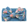 casual plaid bow knot cloth hair band