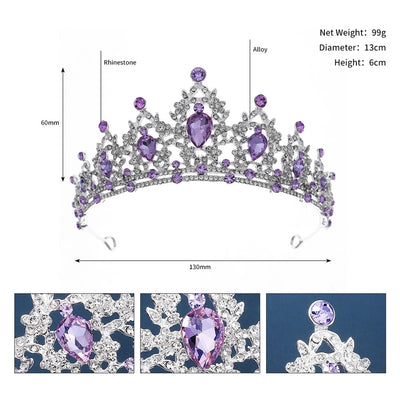 explosion crown classic baroque retro hair accessories luxury diamond bridal wedding accessories photo headdress