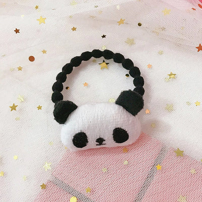 cute panda plush handmade hair clip hair tie brooches 1 piece