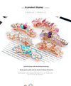 Rhinestone hairpin combination hot sale metal spring clip hair accessories ponytail clip hairpin antique headdress stall jewelry